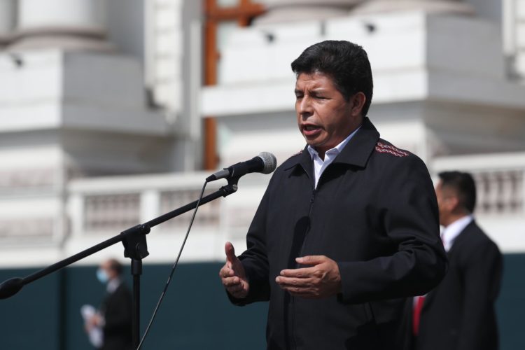 Fotografía de archivo del expresidente de Perú Pedro Castillo. EFE/Paolo Aguilar