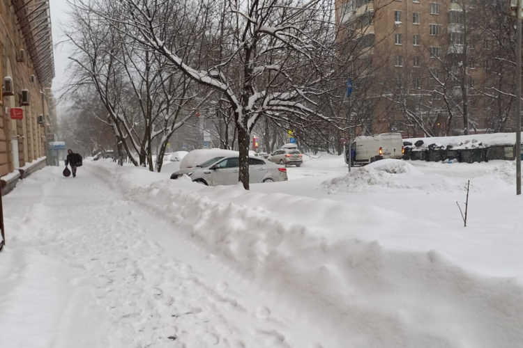 Moscú, tras la mayor nevada del siglo XXI. EFE/Ignacio Ortega