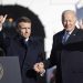 Biden y Macron subrayan su alianza frente a Putin al inicio de su reunión