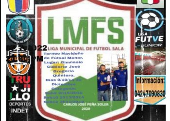 Invitan a Torneo Navideño de Fútsal Menor en Boconó