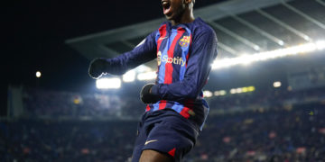 Si Dembélé marca o asiste, el Barça no pierde