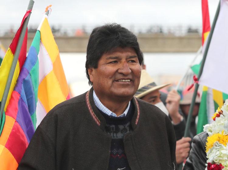 El expresidente de Bolivia Evo Morales, en una fotografía de archivo. EFE/Martín Alipaz