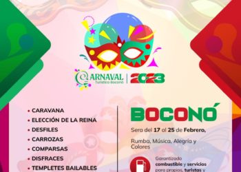 La Alcaldia Bolivariana de Boconó y FUNDABOC invitan a los Carnavales turísticos 2023
