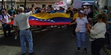 Trabajadores de Boconó marcharon por un sueldo justo