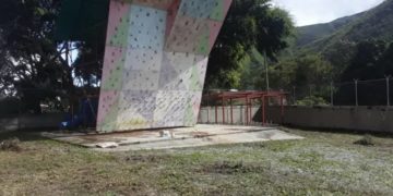 En riesgo de colapso módulo de escalada del velódromo por indiferencia gubernamental