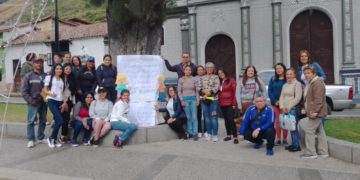 Docentes y trabajadores del sector salud del páramo merideño también marcharon exigiendo salario dignos