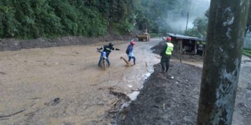 Continúan los trabajos en el sector La Chicharronera entre La Victoria y San Felipe