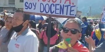 En Mérida “se ve, se siente, la protesta de los docentes”