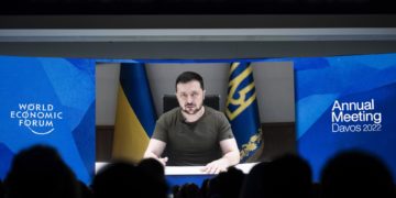 Volodímir Zelenski intervendrá por videoconferencia en el Foro de Davos