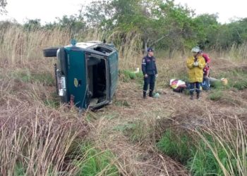  Una mujer fallecida y un hombre herido en accidente de tránsito en El Jagüito.