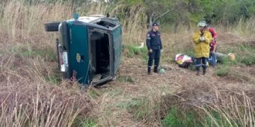  Una mujer fallecida y un hombre herido en accidente de tránsito en El Jagüito.