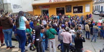 De forma pacífica se realizó protesta de docentes en Boconó