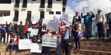 Ante la llegada de Fiscalía Superior protestan para la liberación de dos hombres en Boconó