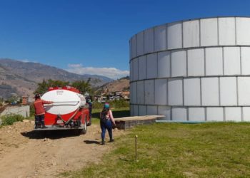 Alcaldía realiza limpieza de tanque iraní en Boconó