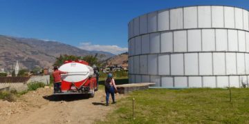 Alcaldía realiza limpieza de tanque iraní en Boconó