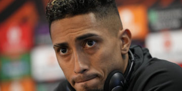 Raphinha: «Estoy viviendo mi mejor momento en el club, pero sigo adaptándome»