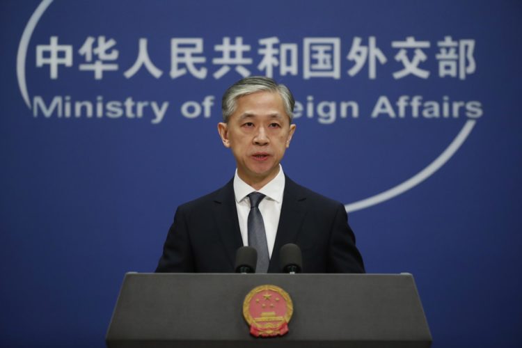 El portavoz chino de Exteriores, Wang Wenbin, en una imagen de archivo. EFE/EPA/WU HONG