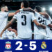 Real Madrid remontó y goleó al Liverpool en Anfield para dejar eliminatoria casi sentenciada