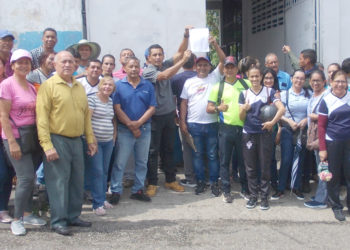 Escasa participación en marcha de educadores celebrada en Rafael Rangel