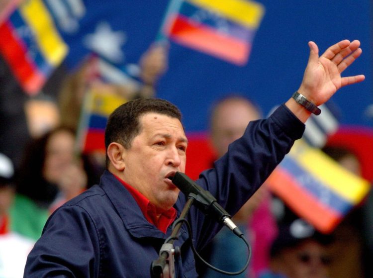 Fotografía de archivo que muestra al presidente de Venezuela, Hugo Chávez. EFE/ Chico Sánchez