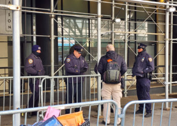 La Policía de Nueva York desmantela una protesta de inmigrantes venezolanos