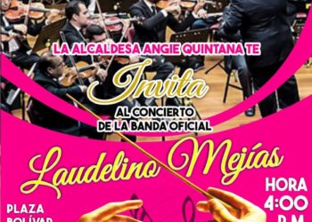 Gran concierto de la Banda Oficial Laudelino Mejías engalanará plaza Bolívar de Valera