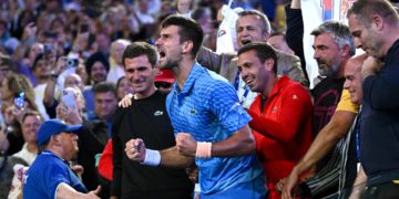 Djokovic ganó en Australia con un desgarro de 3 centímetros en su muslo