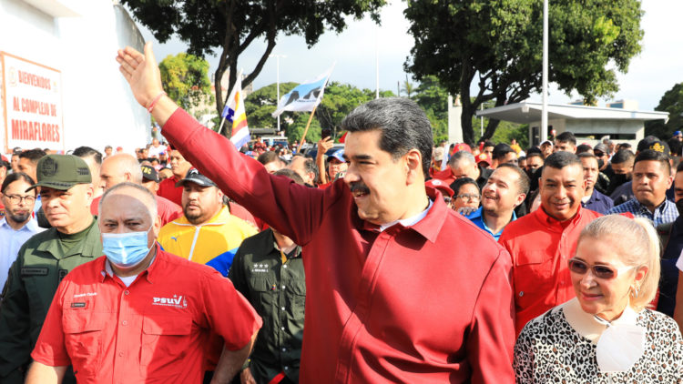 Fotografía cedida por prensa de Miraflores donde se observa a Nicolás Maduro, en una fotografía de archivo. EFE/Prensa De Miraflores