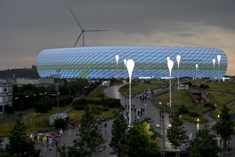 Imagen exterior del estadio Allianz Arena de Múnich. EFE/EPA/PHILIPP GUELLAND