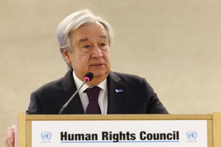El secretario general de la ONU, António Guterres, en una fotografía de archivo. EFE/EPA/SALVATORE DI NOLFI