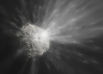 Observan con telescopio las secuelas del impacto de una sonda de la NASA con un asteroide