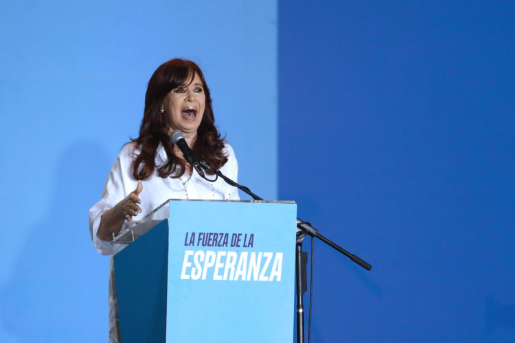 La vicepresidenta argentina, Cristina Fernández de Kirchner, en una fotografía de archivo. EFE/Demian Alday Estévez