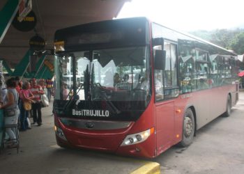 Bus Trujillo tiene operativas solo 22% de las unidades