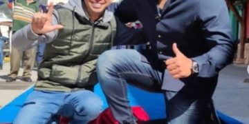 Johan Santana ya tiene su estrella en el Bulevar de Las Heroínas en Mérida