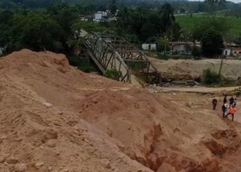 Trabajos en el sector Onia y vía alterna avanzan paralelamente