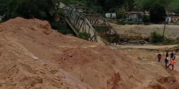 Trabajos en el sector Onia y vía alterna avanzan paralelamente