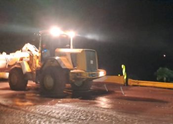 Mérida: Autoridades trabajan para limpiar las vías tras la lluvia de este jueves 9 de marzo
