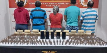 CONAS detiene a miembros de banda delictiva con municiones