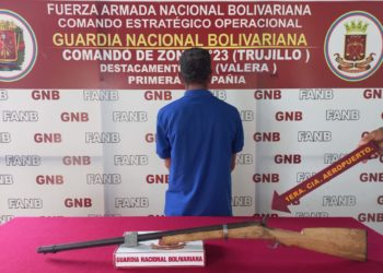 GNB detiene a hombre minutos después que intentó asesinar a otro con un arma de fuego