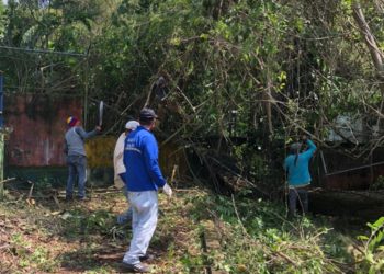 Jornada de limpieza en sede del CNP-Trujillo