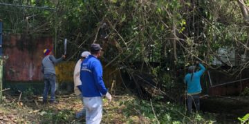 Jornada de limpieza en sede del CNP-Trujillo