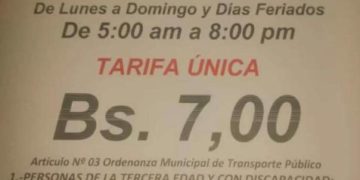 Aumento de pasaje en Valera ya está anunciado en Gaceta Municipal