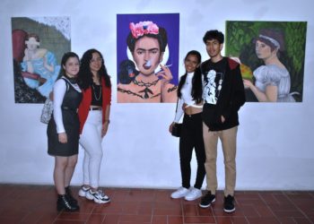 Estudiantes de arte expusieron veintisiete piezas de arte en Tovar