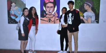 Estudiantes de arte expusieron veintisiete piezas de arte en Tovar