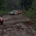 Lodo, piedras y escombros dejan las lluvias en la Bajada del Río