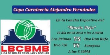 Conoce el Calendario de la Liga de Bolas Criollas y Bochas de Boconó
