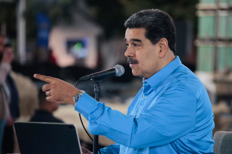 Fotografía de archivo cedida por prensa de Miraflores donde se observa al presidente de Venezuela, Nicolás Maduro. EFE/Prensa de Miraflores