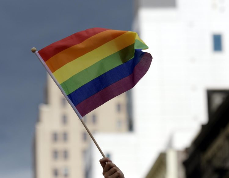 Fotografía de archivo de la bandera de la comunidad LGBTIQ+. EFE/PORTER BINKS