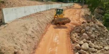 En punto culminante primera etapa de trabajos en avenida marginal del Torbes