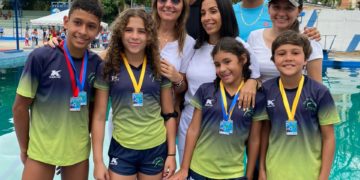 Ocho medallas «se clavó» Trujillo en Nacional de Saltos Ornamentales